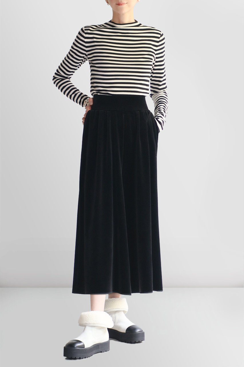 【デイジーリン/DAISY LIN】のBorder Knit Top “French Chic” 人気、トレンドファッション・服の通販 founy(ファニー) ファッション Fashion レディースファッション Fashion for Women トップス・カットソー Cut & Sew Tops ニット Knit Tops & Sweaters カジュアルプルオーバー・ニットトップス Pullovers & Knit Tops / Casual Pullovers なめらか Smooth, Silky Texture フィット Fit, Slim Fit ボトルネック Bottle Neck, Mock Neck ボーダー Border, Stripe エレガント 上品 Elegant A/W・秋冬 Autumn/Winter other-7|ID: prp329100003675341 ipo3291000000032944688