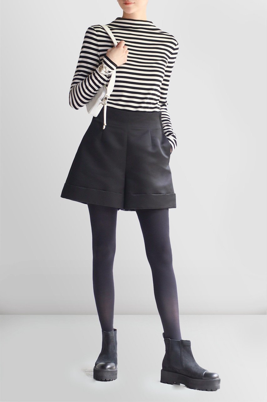 【デイジーリン/DAISY LIN】のBorder Knit Top “French Chic” 人気、トレンドファッション・服の通販 founy(ファニー) ファッション Fashion レディースファッション Fashion for Women トップス・カットソー Cut & Sew Tops ニット Knit Tops & Sweaters カジュアルプルオーバー・ニットトップス Pullovers & Knit Tops / Casual Pullovers なめらか Smooth, Silky Texture フィット Fit, Slim Fit ボトルネック Bottle Neck, Mock Neck ボーダー Border, Stripe エレガント 上品 Elegant A/W・秋冬 Autumn/Winter other-8|ID: prp329100003675341 ipo3291000000032944693