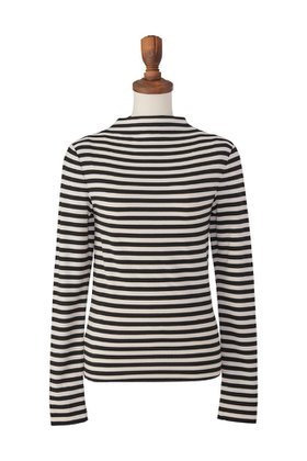 【デイジーリン/DAISY LIN】 Border Knit Top “French Chic”人気、トレンドファッション・服の通販 founy(ファニー) ファッション Fashion レディースファッション Fashion for Women トップス・カットソー Cut & Sew Tops ニット Knit Tops & Sweaters カジュアルプルオーバー・ニットトップス Pullovers & Knit Tops / Casual Pullovers なめらか Smooth, Silky Texture フィット Fit, Slim Fit ボトルネック Bottle Neck, Mock Neck ボーダー Border, Stripe エレガント 上品 Elegant 再入荷 Restock / Back in Stock A/W・秋冬 Autumn/Winter |ID:prp329100003675341