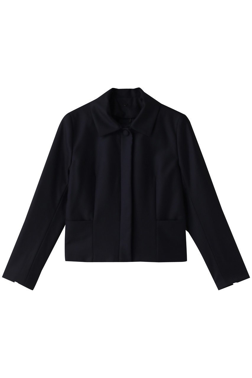 【ザ ライナー/THE LINER】のウール アタッチド カラー ジャケット インテリア・キッズ・メンズ・レディースファッション・服の通販 founy(ファニー) 　ファッション　Fashion　レディースファッション　Fashion for Women　アウター　Coat / Outerwear Collection　レディースジャケット・軽アウター　Jackets　おすすめ　Recommended / Our Picks　シンプル　Simple, Minimal　ジャケット　Jacket, Outerwear　セットアップ　Set-Up, Coordinated Outfit　ドレス　Dress, One-Piece　切替　Switching, Contrast Panel　洗える　Machine Washable　ネイビー|ID: prp329100003677953 ipo3291000000035961674