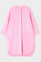 【ル フィル/LE PHIL】のソフトウールリバーノーカラーコート ピンク|ID: prp329100003677957 ipo3291000000034451413