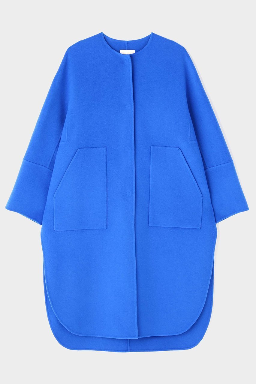 【ル フィル/LE PHIL】のソフトウールリバーノーカラーコート インテリア・キッズ・メンズ・レディースファッション・服の通販 founy(ファニー) ファッション Fashion レディースファッション Fashion for Women アウター Coat / Outerwear Collection コート・ロングコート・ピーコート Long Coats, Peacoats & More シンプル Simple, Minimal スタンダード Standard, Basic ストール Stole, Wrap ポケット Pocket, Pocket Detail マフラー Scarf, Muffler ロング Long, Long-Length 再入荷 Restock / Back in Stock ブルー|ID: prp329100003677957 ipo3291000000034451414