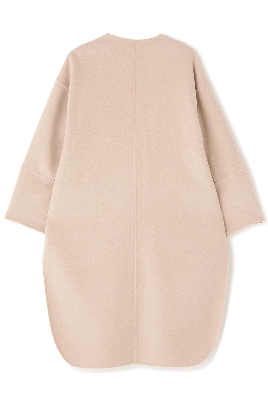 【ル フィル/LE PHIL】のソフトウールリバーノーカラーコート 人気、トレンドファッション・服の通販 founy(ファニー) 　ファッション　Fashion　レディースファッション　Fashion for Women　アウター　Coat / Outerwear Collection　コート・ロングコート・ピーコート　Long Coats, Peacoats & More　シンプル　Simple, Minimal　スタンダード　Standard, Basic　ストール　Stole, Wrap　ポケット　Pocket, Pocket Detail　マフラー　Scarf, Muffler　ロング　Long, Long-Length　other-2|ID: prp329100003677957 ipo3291000000036792226