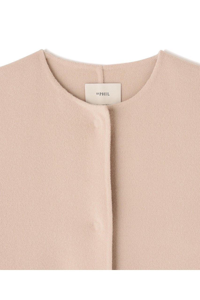 【ル フィル/LE PHIL】のソフトウールリバーノーカラーコート 人気、トレンドファッション・服の通販 founy(ファニー) 　ファッション　Fashion　レディースファッション　Fashion for Women　アウター　Coat / Outerwear Collection　コート・ロングコート・ピーコート　Long Coats, Peacoats & More　シンプル　Simple, Minimal　スタンダード　Standard, Basic　ストール　Stole, Wrap　ポケット　Pocket, Pocket Detail　マフラー　Scarf, Muffler　ロング　Long, Long-Length　other-3|ID: prp329100003677957 ipo3291000000036792227