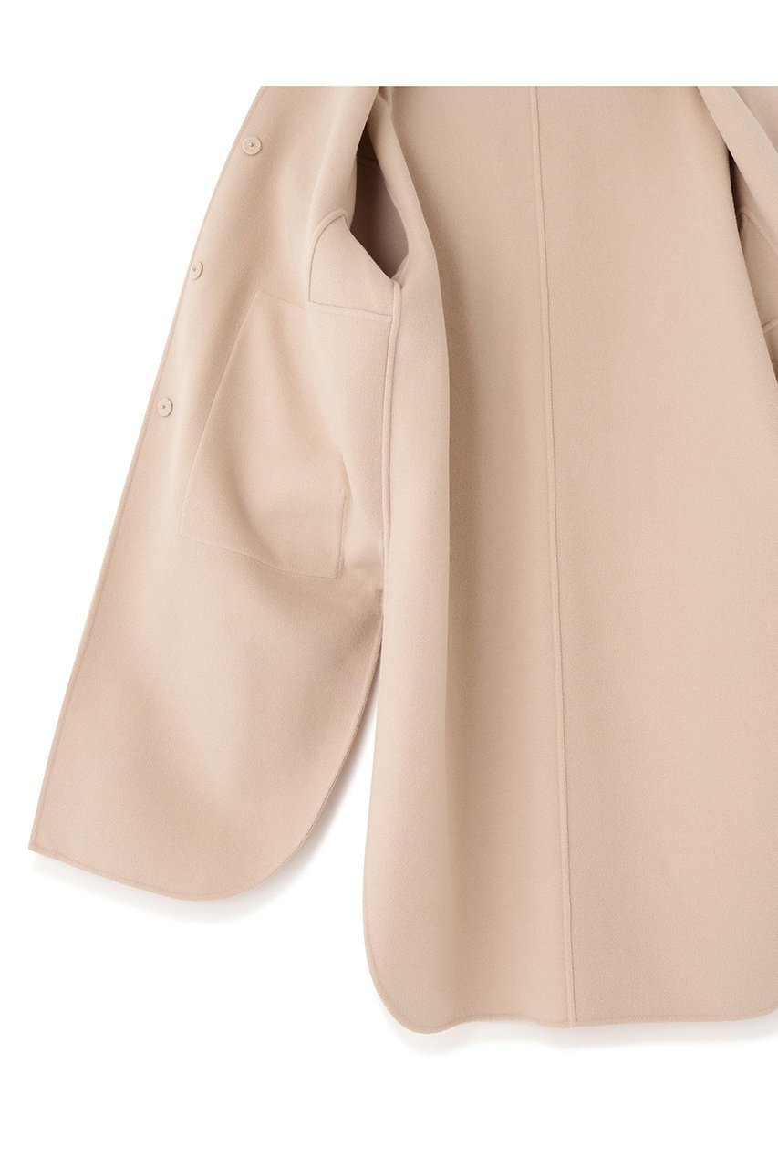 【ル フィル/LE PHIL】のソフトウールリバーノーカラーコート 人気、トレンドファッション・服の通販 founy(ファニー) 　ファッション　Fashion　レディースファッション　Fashion for Women　アウター　Coat / Outerwear Collection　コート・ロングコート・ピーコート　Long Coats, Peacoats & More　シンプル　Simple, Minimal　スタンダード　Standard, Basic　ストール　Stole, Wrap　ポケット　Pocket, Pocket Detail　マフラー　Scarf, Muffler　ロング　Long, Long-Length　other-7|ID: prp329100003677957 ipo3291000000036792231