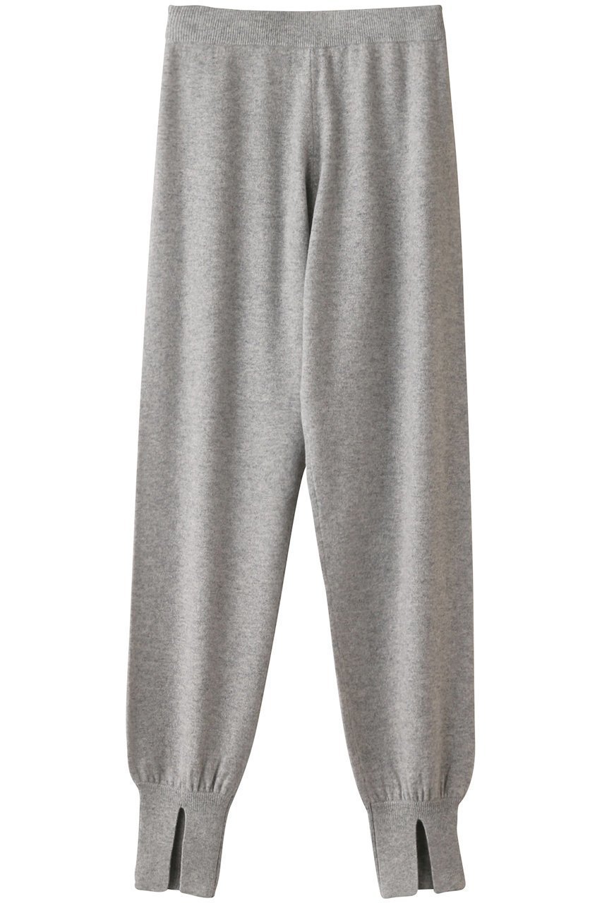 【ル フィル/LE PHIL】のカシミアジョガーパンツ インテリア・キッズ・メンズ・レディースファッション・服の通販 founy(ファニー) 　ファッション　Fashion　レディースファッション　Fashion for Women　パンツ　Pants & Trousers　シンプル　Simple, Minimal　スリット　Slit, Slit Detail　フロント　Front, Front Design　グレー|ID: prp329100003680123 ipo3291000000032828520