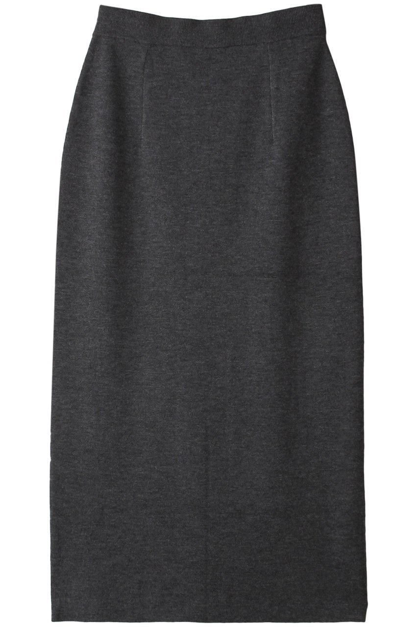 【アルアバイル/allureville】のウールスムースタイトスカート インテリア・キッズ・メンズ・レディースファッション・服の通販 founy(ファニー) 　ファッション　Fashion　レディースファッション　WOMEN　スカート　Skirt　ロングスカート　Long Skirt　おすすめ　Recommend　スリット　Slit　タイトスカート　Tight Skirt　ロング　Long　人気　Popularity　定番　Standard　チャコールグレー|ID: prp329100003680130 ipo3291000000024166021