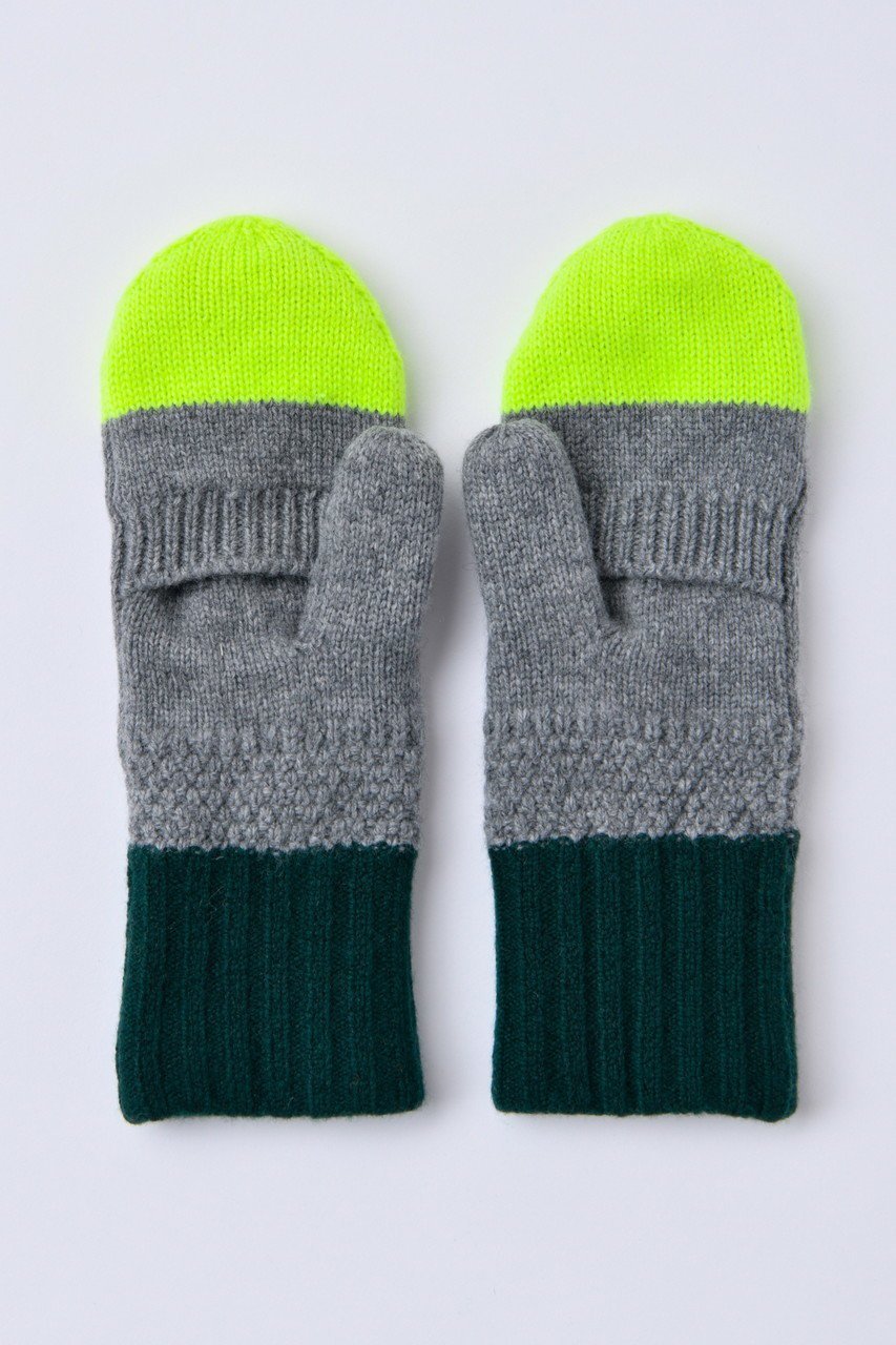 【ナゴンスタンス/nagonstans】のBicolor Mittens/手袋 人気、トレンドファッション・服の通販 founy(ファニー) 　ファッション　Fashion　レディースファッション　Fashion for Women　手袋　Gloves & Mittens　スリット　Slit, Slit Detail　other-2|ID: prp329100003684905 ipo3291000000032855836