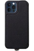 【デミュウ/DEMIU】のiPhone13 POCHE FLAT 背面収納スマホケース ストラップ別売 ブラック|ID:prp329100003686245