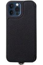 【デミュウ/DEMIU】のiPhone13 POCHE FLAT 背面収納スマホケース ストラップ別売 ブラック|ID: prp329100003686245 ipo3291000000028464323