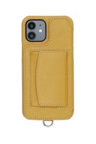 【デミュウ/DEMIU】のiPhone13 POCHE 背面収納スマホケース ストラップ別売 サフラン|ID: prp329100003686248 ipo3291000000028464237