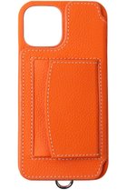 【デミュウ/DEMIU】のiPhone12 POCHE 背面収納スマホケース ストラップ別売 オレンジ|ID: prp329100003686249 ipo3291000000028464252