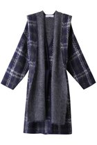 【ルシェル ブルー/LE CIEL BLEU】のチャンキーニットコート 人気、トレンドファッション・服の通販 founy(ファニー) ファッション Fashion レディースファッション WOMEN アウター Coat Outerwear コート Coats チェック 無地 thumbnail ブルー|ID: prp329100003686263 ipo3291000000024218773