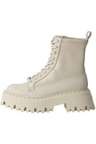 【スティーブマデン/STEVE MADDEN】のOVER-RIDE 厚底レースアップブーツ アイボリー|ID: prp329100003686278 ipo3291000000032880101