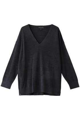 【ベアフット ドリームズ/BAREFOOT DREAMS】のコージーシックウルトラライト Vネックハイロープルオーバー 人気、トレンドファッション・服の通販 founy(ファニー) ファッション Fashion レディースファッション Fashion for Women トップス・カットソー Cut & Sew Tops ニット Knit Tops & Sweaters カジュアルプルオーバー・ニットトップス Pullovers & Knit Tops / Casual Pullovers Vネックトップス V-Neck Tops / V-Cut Neckline Shirts なめらか Smooth, Silky Texture シンプル Simple, Minimal ボトム Bottoms, Lower Wear |ID:prp329100003687932