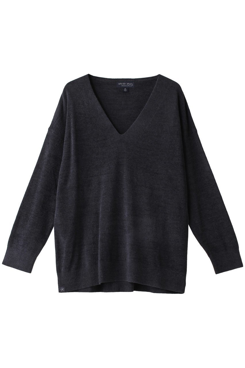 【ベアフット ドリームズ/BAREFOOT DREAMS】のコージーシックウルトラライト Vネックハイロープルオーバー 人気、トレンドファッション・服の通販 founy(ファニー) 　ファッション　Fashion　レディースファッション　Fashion for Women　トップス・カットソー　Cut & Sew Tops　ニット　Knit Tops & Sweaters　カジュアルプルオーバー・ニットトップス　Pullovers & Knit Tops / Casual Pullovers　Vネックトップス　V-Neck Tops / V-Cut Neckline Shirts　なめらか　Smooth, Silky Texture　シンプル　Simple, Minimal　ボトム　Bottoms, Lower Wear　 other-1|ID: prp329100003687932 ipo3291000000035761639