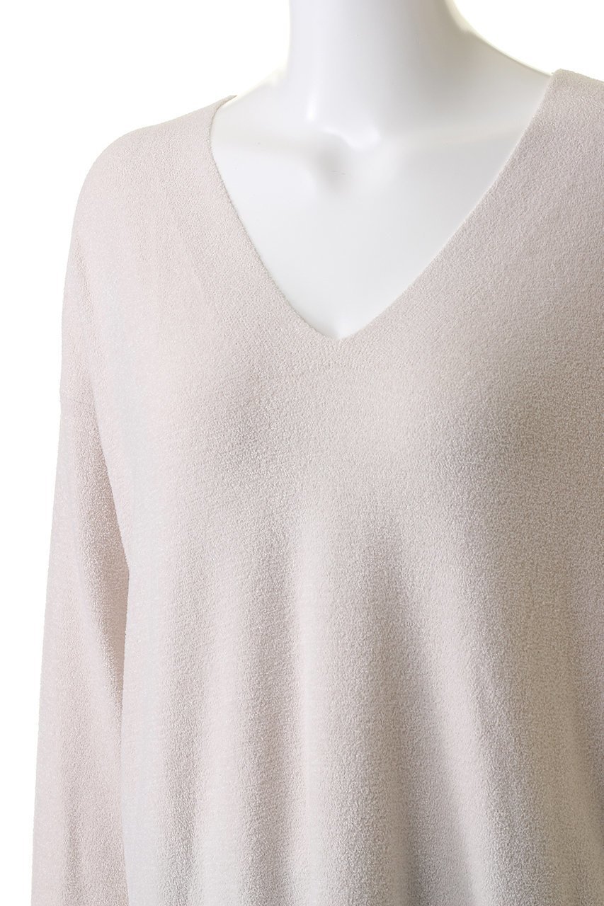 【ベアフット ドリームズ/BAREFOOT DREAMS】のコージーシックウルトラライト Vネックハイロープルオーバー 人気、トレンドファッション・服の通販 founy(ファニー) 　ファッション　Fashion　レディースファッション　Fashion for Women　トップス・カットソー　Cut & Sew Tops　ニット　Knit Tops & Sweaters　カジュアルプルオーバー・ニットトップス　Pullovers & Knit Tops / Casual Pullovers　Vネックトップス　V-Neck Tops / V-Cut Neckline Shirts　なめらか　Smooth, Silky Texture　シンプル　Simple, Minimal　ボトム　Bottoms, Lower Wear　other-5|ID: prp329100003687932 ipo3291000000035761645