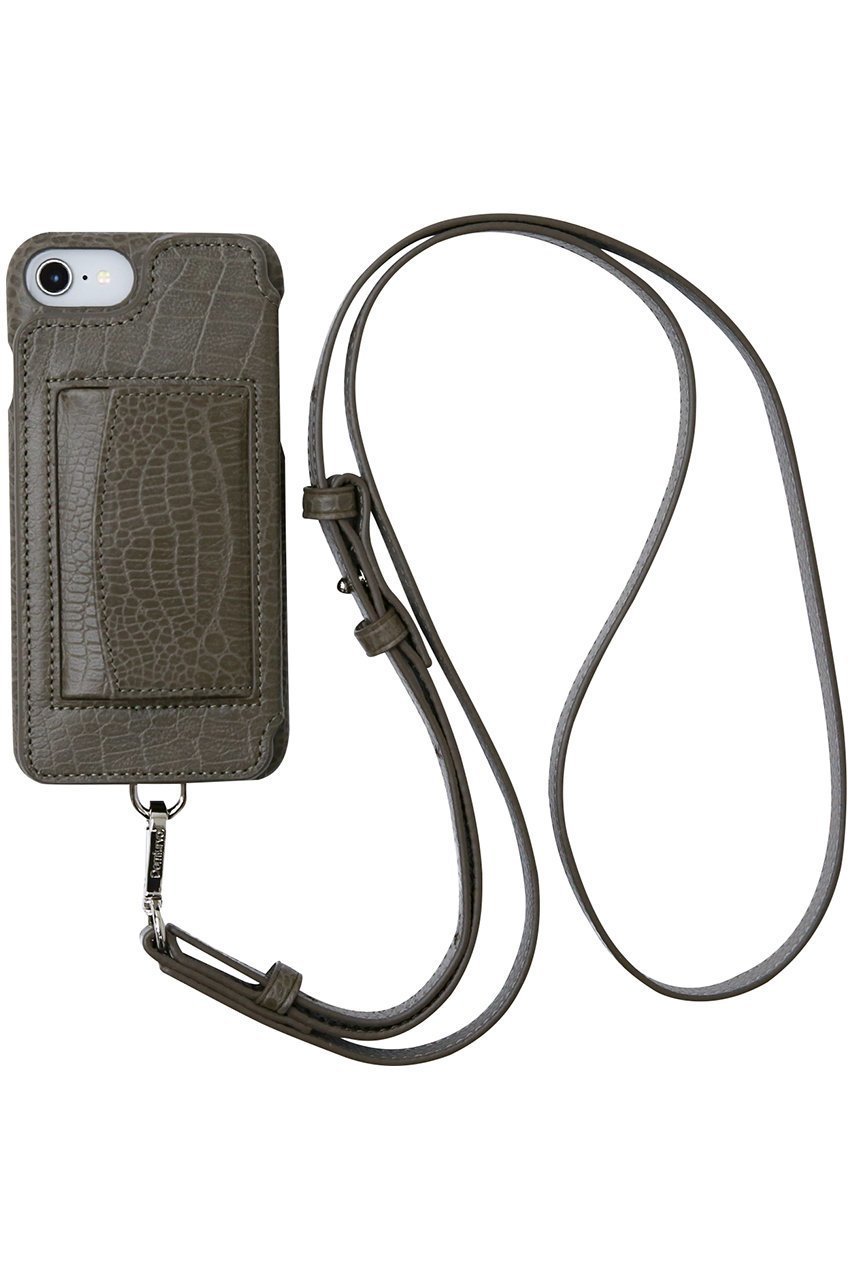 【デミュウ/DEMIU】のiPhone12 POCHE Croco 背面収納スマホケース ストラップ別売 人気、トレンドファッション・服の通販 founy(ファニー) 　ファッション　Fashion　レディースファッション　WOMEN　ショルダー　Shoulder　スリット　Slit　財布　Wallet　デニム　Denim　フランス　France　ポケット　Pocket　マグネット　Magnet　ユニセックス　Unisex　ラップ　Wrap　おすすめ　Recommend　スマホケース　Phone Case　iPhone アイフォーン　Iphone　other-8|ID: prp329100003687969 ipo3291000000031402394