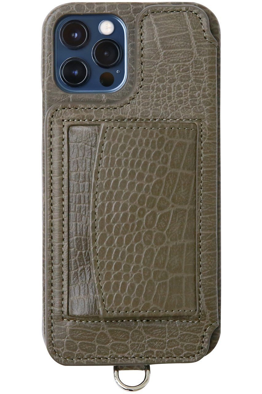 【デミュウ/DEMIU】のiPhone11 POCHE Croco 背面収納スマホケース ストラップ別売 インテリア・キッズ・メンズ・レディースファッション・服の通販 founy(ファニー) 　ファッション　Fashion　レディースファッション　WOMEN　ショルダー　Shoulder　スリット　Slit　財布　Wallet　デニム　Denim　フランス　France　ポケット　Pocket　マグネット　Magnet　ユニセックス　Unisex　ラップ　Wrap　おすすめ　Recommend　スマホケース　Phone Case　iPhone アイフォーン　Iphone　エトープ|ID: prp329100003687970 ipo3291000000028464212