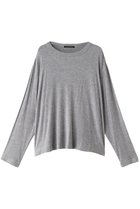 【ミズイロ インド/mizuiro ind】のgauze stretch jersey crew neck P/O プルオーバー l.gray|ID:prp329100003691343