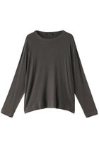 【ミズイロ インド/mizuiro ind】のgauze stretch jersey crew neck P/O プルオーバー gray|ID:prp329100003691343