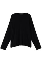 【ミズイロ インド/mizuiro ind】のgauze stretch jersey crew neck P/O プルオーバー black|ID:prp329100003691343