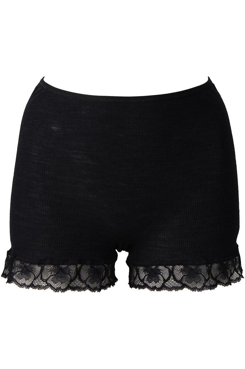 【ハンロ/HANRO】のWOOLEN LACEショーツ インテリア・キッズ・メンズ・レディースファッション・服の通販 founy(ファニー) 　ファッション　Fashion　レディースファッション　Fashion for Women　下着・ランジェリー　Lingerie & Intimates　ショーツ・ランジェリー用ボトムス　Panties / Briefs / Lingerie Bottoms　ショーツ　Shorts, Short Pants　シルク　Silk, 100% Silk　フィット　Fit, Slim Fit　ランジェリー　Lingerie, Intimate Wear　レース　Lace, Lace Fabric　A/W・秋冬　Autumn/Winter　ブラック|ID: prp329100003691365 ipo3291000000035785574