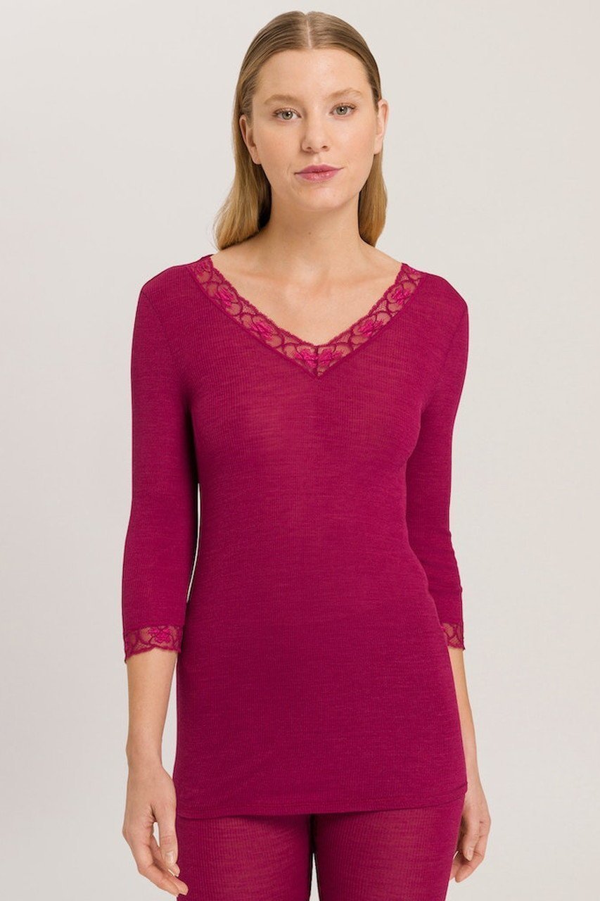 【ハンロ/HANRO】のWOOLEN LACE七分袖 人気、トレンドファッション・服の通販 founy(ファニー) 　ファッション　Fashion　レディースファッション　Fashion for Women　下着・ランジェリー　Lingerie & Intimates　その他ランジェリー・インナーアイテム　Other Lingerie / Intimates　インナー　Innerwear　シルク　Silk, 100% Silk　フィット　Fit, Slim Fit　ランジェリー　Lingerie, Intimate Wear　レース　Lace, Lace Fabric　A/W・秋冬　Autumn/Winter　other-6|ID: prp329100003691366 ipo3291000000031392036