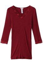 【ハンロ/HANRO】のWOOLEN LACE七分袖 ローズピンク|ID: prp329100003691366 ipo3291000000035785588