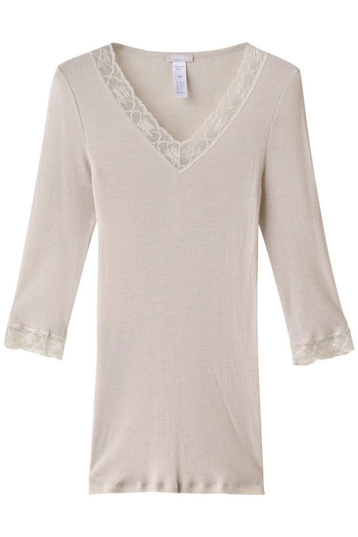 【ハンロ/HANRO】のWOOLEN LACE七分袖 インテリア・キッズ・メンズ・レディースファッション・服の通販 founy(ファニー) https://founy.com/ ファッション Fashion レディースファッション Fashion for Women 下着・ランジェリー Lingerie & Intimates その他ランジェリー・インナーアイテム Other Lingerie / Intimates インナー Innerwear シルク Silk, 100% Silk フィット Fit, Slim Fit ランジェリー Lingerie, Intimate Wear レース Lace, Lace Fabric A/W・秋冬 Autumn/Winter |ID: prp329100003691366 ipo3291000000035985142