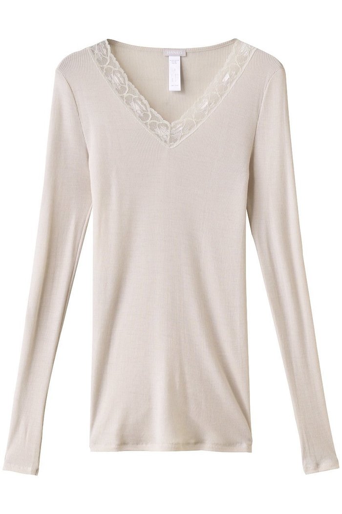 【ハンロ/HANRO】のWOOLEN LACE長袖 インテリア・キッズ・メンズ・レディースファッション・服の通販 founy(ファニー) https://founy.com/ ファッション Fashion レディースファッション Fashion for Women 下着・ランジェリー Lingerie & Intimates その他ランジェリー・インナーアイテム Other Lingerie / Intimates おすすめ Recommended / Our Picks インナー Innerwear シルク Silk, 100% Silk セットアップ Set-Up, Coordinated Outfit ランジェリー Lingerie, Intimate Wear レース Lace, Lace Fabric A/W・秋冬 Autumn/Winter 長袖 Long Sleeve, Full Sleeve |ID: prp329100003691367 ipo3291000000035400375