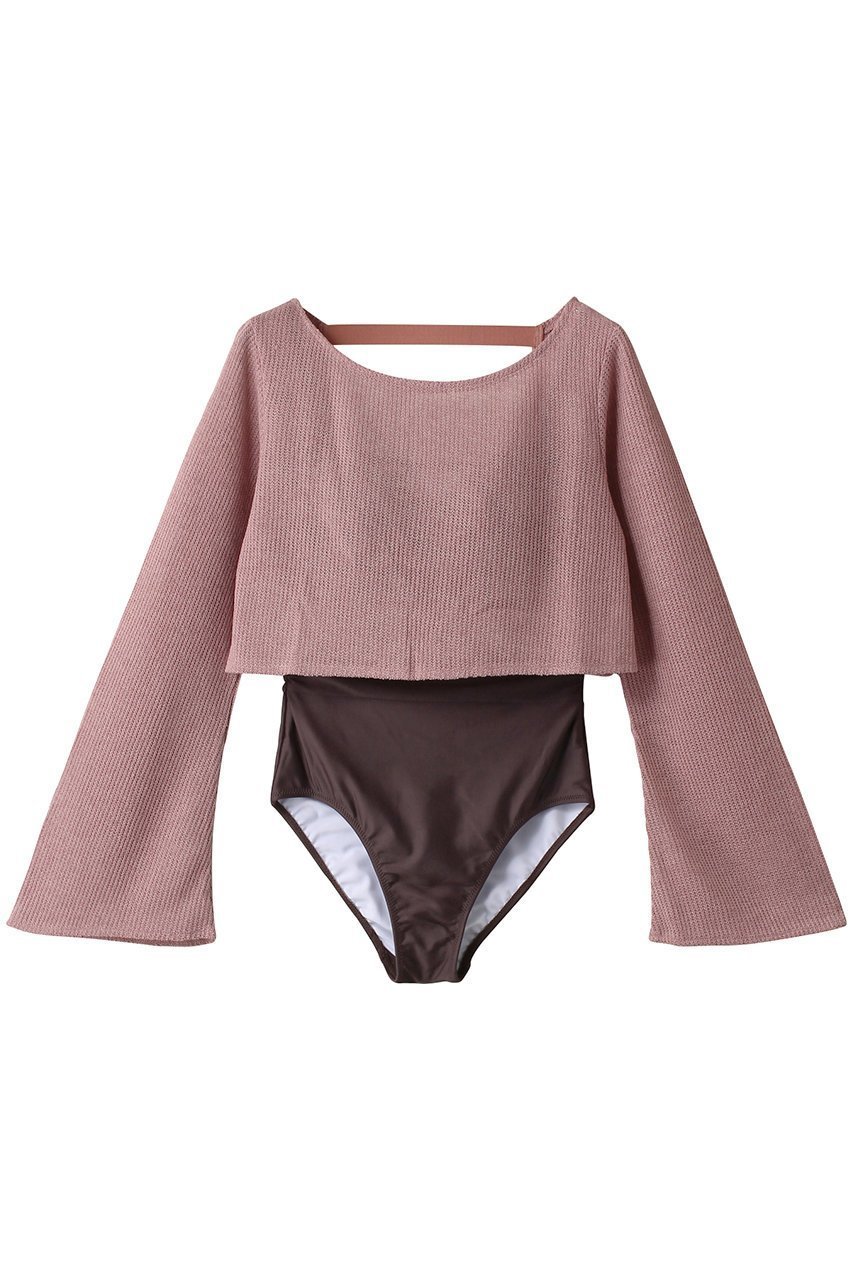 【レイール/Reir】の【San-ai Resort】Summer Knitレイヤードセット 人気、トレンドファッション・服の通販 founy(ファニー) ファッション Fashion レディースファッション Fashion for Women 水着 Swimwear レディース水着・ビーチウェア Swimwear & Beachwear ショート Short, Short Length スポーツ Sports, Activewear スリーブ Sleeve, Long Sleeve / Short Sleeve トレンド Trend, Trending Now ルーズ Loose, Oversized 夏 Summer 水着 Swimsuit, Swimwear other-1|ID: prp329100003692601 ipo3291000000035761686