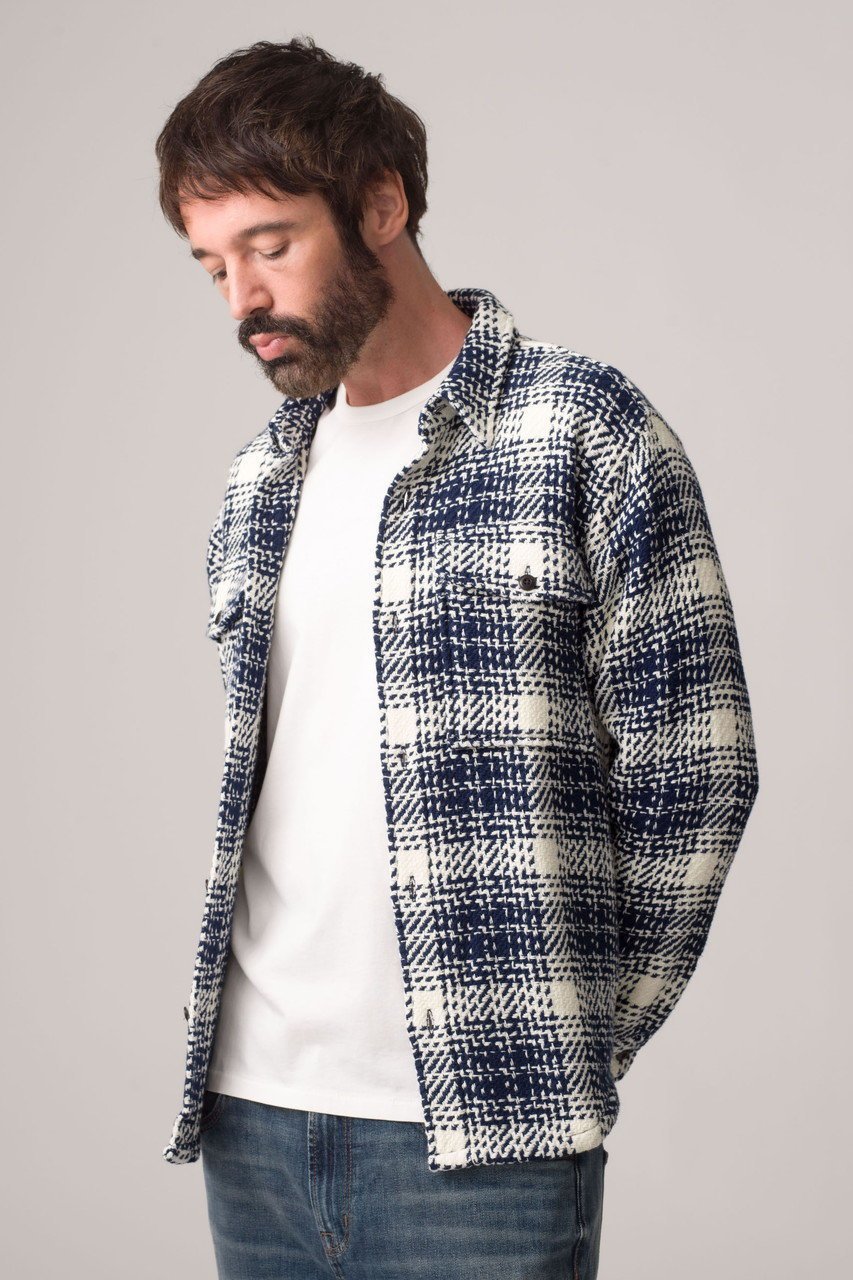 【アウターノウン/OUTERKNOWN / MEN】の【MEN】CLOUD WEAVE コ ットンツイルチェックシャツジャケット 人気、トレンドファッション・服の通販 founy(ファニー) 　ファッション　Fashion　メンズファッション　Fashion for Men　アウトドア　Outdoor Clothing　スリーブ　Sleeve, Long Sleeve / Short Sleeve　チェック　Check, Plaid, Tartan　ロング　Long, Long-Length　other-8|ID: prp329100003693431 ipo3291000000035439431