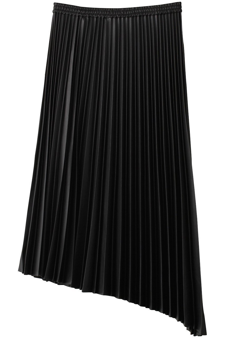 【ミディウミソリッド/MIDIUMISOLID】のsynthetic leather pleats SK スカート 人気、トレンドファッション・服の通販 founy(ファニー) 　ファッション　Fashion　レディースファッション　WOMEN　スカート　Skirt　ロングスカート　Long Skirt　アシンメトリー　Asymmetry　プリーツ　Pleats　ロング　Long　エレガント 上品　Elegant　定番　Standard　 other-1|ID: prp329100003693437 ipo3291000000024281940