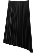 【ミディウミソリッド/MIDIUMISOLID】のsynthetic leather pleats SK スカート 人気、トレンドファッション・服の通販 founy(ファニー) ファッション Fashion レディースファッション WOMEN スカート Skirt ロングスカート Long Skirt アシンメトリー Asymmetry プリーツ Pleats ロング Long エレガント 上品 Elegant 定番 Standard thumbnail black|ID: prp329100003693437 ipo3291000000024281941