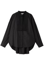 【ミディウミソリッド/MIDIUMISOLID】のwide shirt with corduroy シャツ black|ID:prp329100003693438