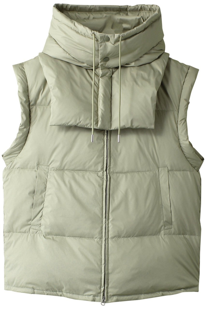 【ミディウミソリッド/MIDIUMISOLID】のdown vest ベスト インテリア・キッズ・メンズ・レディースファッション・服の通販 founy(ファニー) 　ファッション　Fashion　レディースファッション　WOMEN　アウター　Coat Outerwear　ジャケット　Jackets　インナー　Inner　ジャケット　Jacket　スリーブ　Sleeve　ダウン　Down　トレンド　Trend　ベスト　Vest　ヨーク　Yoke　再入荷　Restock/Back In Stock/Re Arrival　khaki|ID: prp329100003693440 ipo3291000000029814339