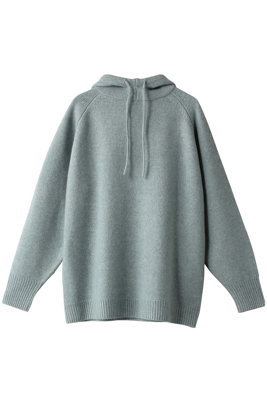 【クラネ/CLANE】のH/N KNIT HOODIE/ニット/セーター インテリア・キッズ・メンズ・レディースファッション・服の通販 founy(ファニー) 　ファッション　Fashion　レディースファッション　WOMEN　トップス・カットソー　Tops/Tshirt　ニット　Knit Tops　パーカ　Sweats　シンプル　セーター　ハイネック　バランス　パーカー　フィット　定番　Standard　BLUE|ID: prp329100003693454 ipo3291000000024282002