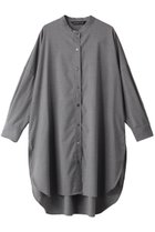 【ミズイロ インド/mizuiro ind】のT/W stand collar shirt tunic チュニック grayA|ID:prp329100003693455