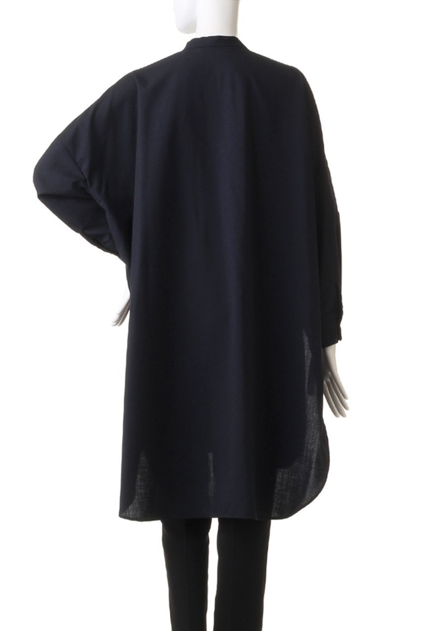 【ミズイロ インド/mizuiro ind】のT/W stand collar shirt tunic チュニック 人気、トレンドファッション・服の通販 founy(ファニー) 　ファッション　Fashion　レディースファッション　Fashion for Women　ワンピース　Dresses　チュニック　Tunic Tops & Dresses　スリット　Slit, Slit Detail　チュニック　Tunic, Long Top　ロング　Long, Long-Length　秋　Autumn　other-4|ID: prp329100003693455 ipo3291000000032891366