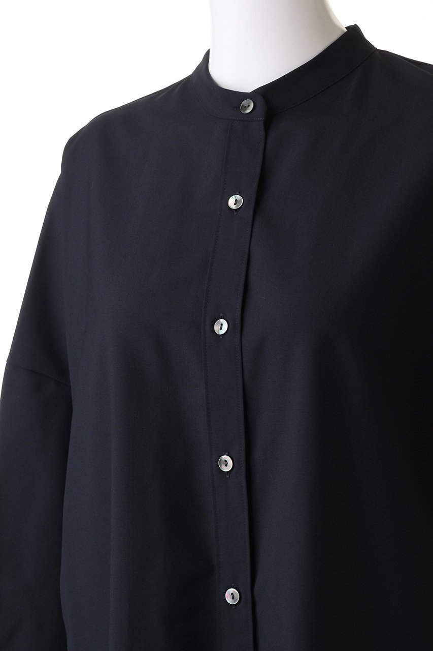 【ミズイロ インド/mizuiro ind】のT/W stand collar shirt tunic チュニック 人気、トレンドファッション・服の通販 founy(ファニー) 　ファッション　Fashion　レディースファッション　Fashion for Women　ワンピース　Dresses　チュニック　Tunic Tops & Dresses　スリット　Slit, Slit Detail　チュニック　Tunic, Long Top　ロング　Long, Long-Length　秋　Autumn　other-5|ID: prp329100003693455 ipo3291000000032891371