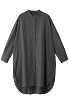 【ミズイロ インド/mizuiro ind】のT/W stand collar shirt tunic チュニック gray|ID: prp329100003693455 ipo3291000000036670928