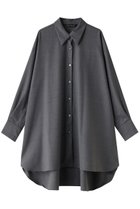 【ミズイロ インド/mizuiro ind】のwool blend A line tunic shirt シャツ 人気、トレンドファッション・服の通販 founy(ファニー) ファッション Fashion レディースファッション WOMEN トップス・カットソー Tops/Tshirt シャツ/ブラウス Shirts/Blouses スリーブ Sleeve チュニック Tunic ロング Long 羽織 Haori thumbnail l.gray|ID: prp329100003693462 ipo3291000000026949192