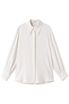 【コルピエロ/Col Pierrot】のビッグカラージョーゼットブラウス 人気、トレンドファッション・服の通販 founy(ファニー) ファッション Fashion レディースファッション Fashion for Women トップス・カットソー Cut & Sew Tops シャツ・ブラウス・オフィスカジュアル Elegant Blouses & Button-Ups なめらか Smooth, Silky Texture オケージョン Occasion Wear シンプル Simple, Minimal ジョーゼット Georgette, Semi-Sheer Fabric スリーブ Sleeve, Long Sleeve / Short Sleeve ビッグ Big, Oversized ボトム Bottoms, Lower Wear ロング Long, Long-Length エレガント 上品 Elegant thumbnail ホワイト|ID: prp329100003693490 ipo3291000000035823204