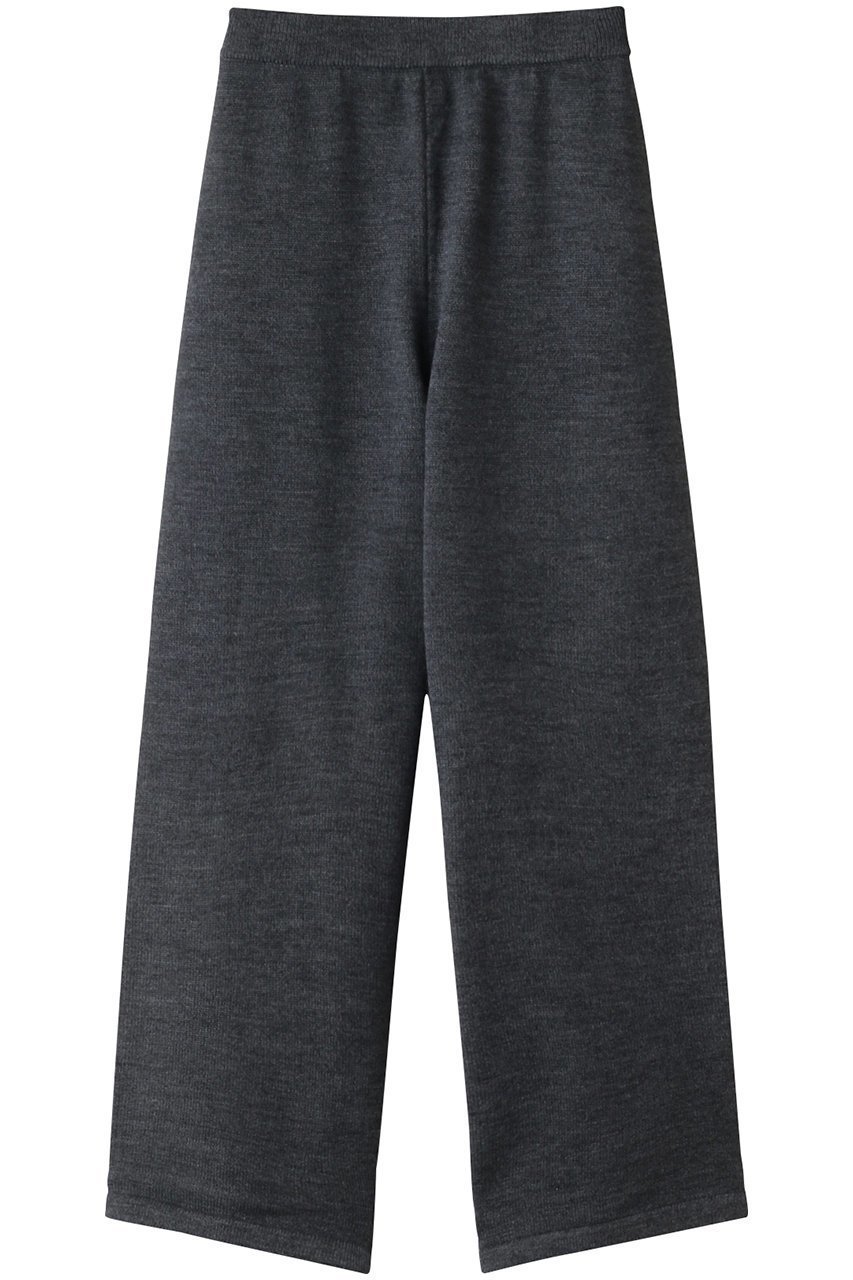 【リムアーク/RIM.ARK】のRelax knit PT/パンツ インテリア・キッズ・メンズ・レディースファッション・服の通販 founy(ファニー) 　ファッション　Fashion　レディースファッション　WOMEN　パンツ　Pants　おすすめ　Recommend　ストレート　Straight　リラックス　Relax　ワイド　Wide　チャコールグレー|ID: prp329100003695321 ipo3291000000032376153