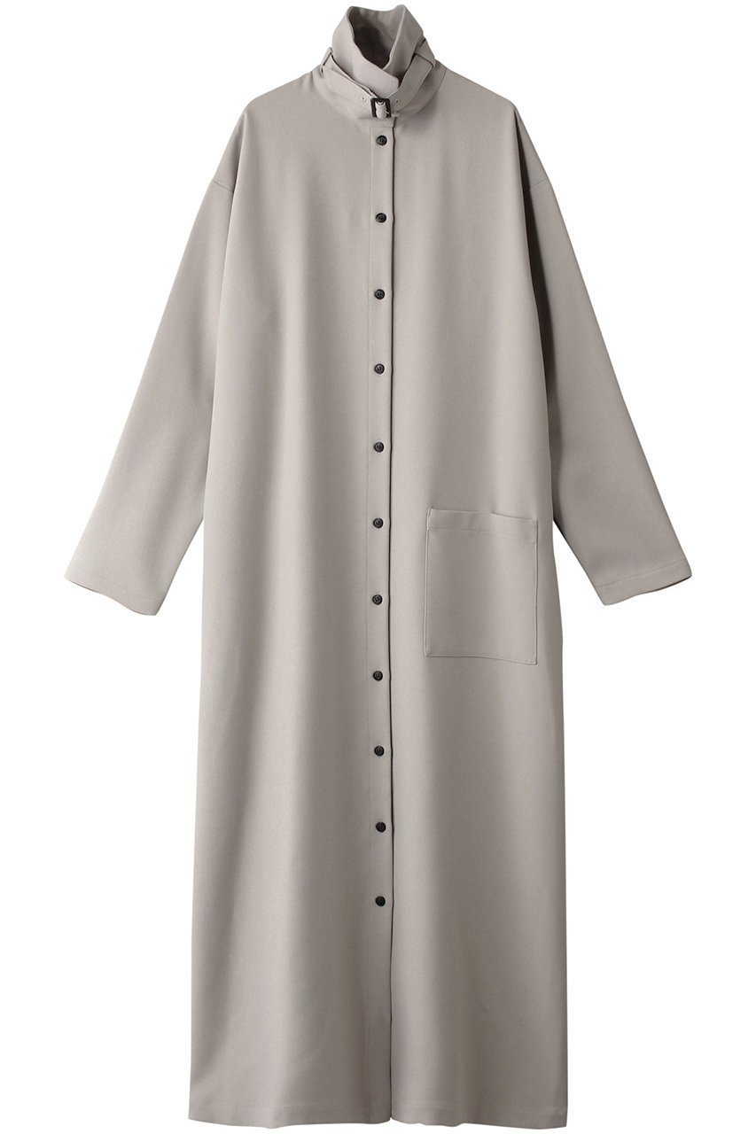 【リムアーク/RIM.ARK】のBelt neck straight OP/ワンピース インテリア・キッズ・メンズ・レディースファッション・服の通販 founy(ファニー) ファッション Fashion レディースファッション Fashion for Women ワンピース Dresses チュニック Tunic Tops & Dresses おすすめ Recommended / Our Picks カッティング Cutting Detail シンプル Simple, Minimal スタンド Stand Collar, Upright Stand チュニック Tunic, Long Top マキシ Maxi, Full Length ロング Long, Long-Length 旅行 Travel ライトグレー|ID: prp329100003695322 ipo3291000000032855823