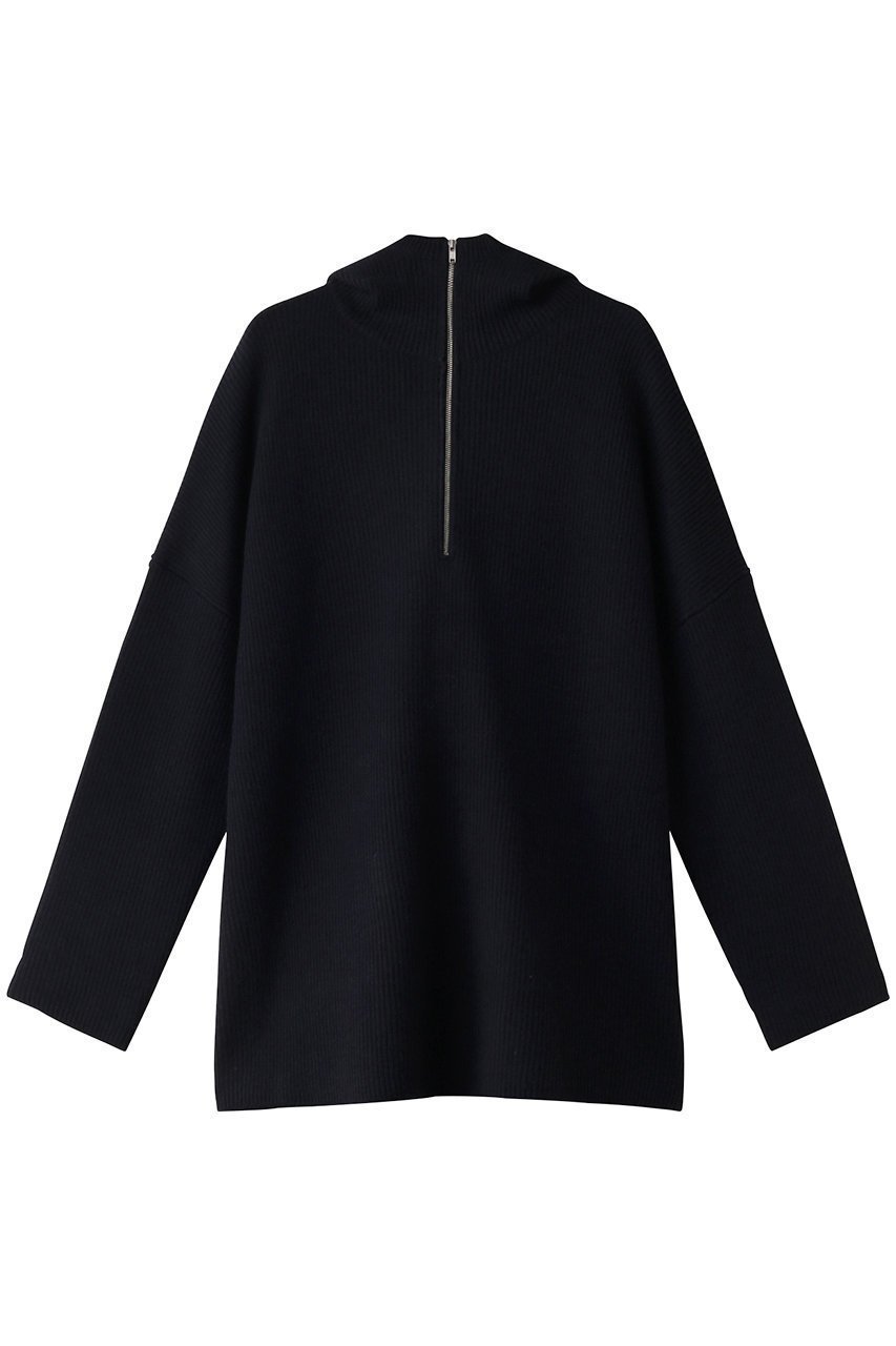 【リムアーク/RIM.ARK】のHood over knit tunic/チュニック インテリア・キッズ・メンズ・レディースファッション・服の通販 founy(ファニー) 　ファッション　Fashion　レディースファッション　WOMEN　ワンピース　Dress　チュニック　Tunic　おすすめ　Recommend　タートルネック　Turtleneck　チュニック　Tunic　トレンド　Trend　ダークネイビー|ID: prp329100003695323 ipo3291000000032376167