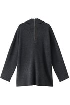 【リムアーク/RIM.ARK】のHood over knit tunic/チュニック チャコールグレー|ID: prp329100003695323 ipo3291000000032376168