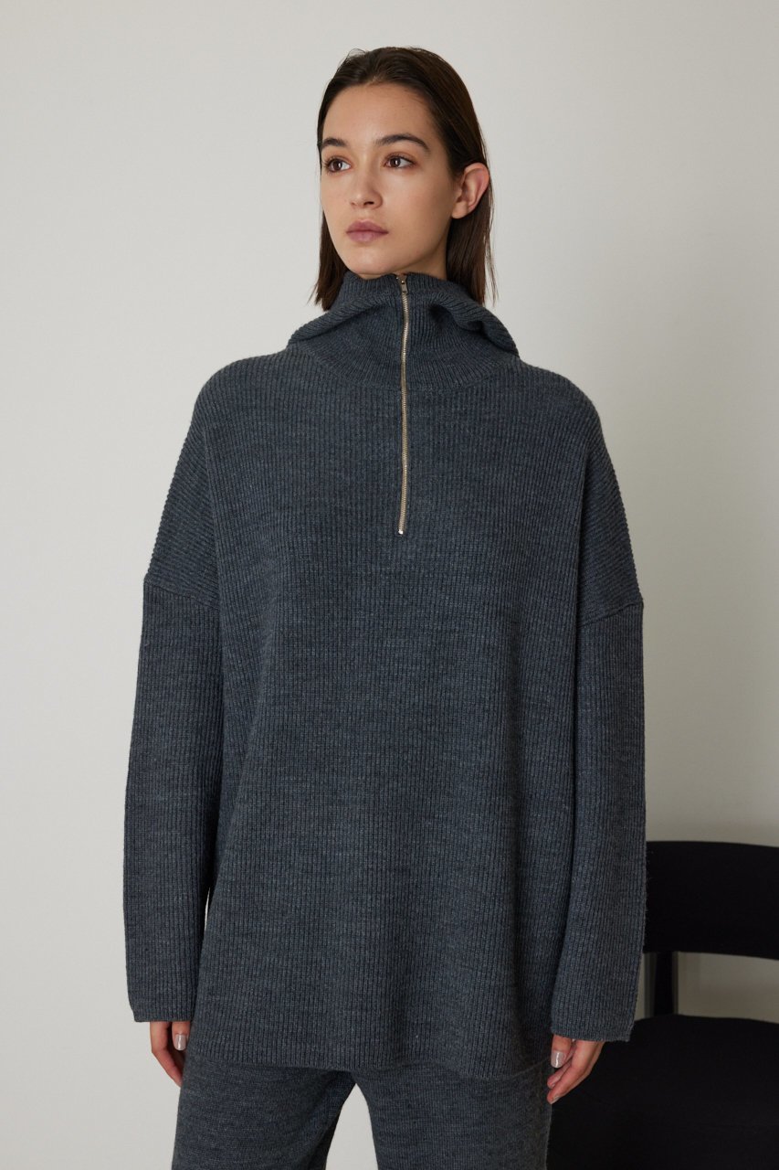 【リムアーク/RIM.ARK】のHood over knit tunic/チュニック 人気、トレンドファッション・服の通販 founy(ファニー) 　ファッション　Fashion　レディースファッション　WOMEN　ワンピース　Dress　チュニック　Tunic　おすすめ　Recommend　タートルネック　Turtleneck　チュニック　Tunic　トレンド　Trend　other-8|ID: prp329100003695323 ipo3291000000032376179