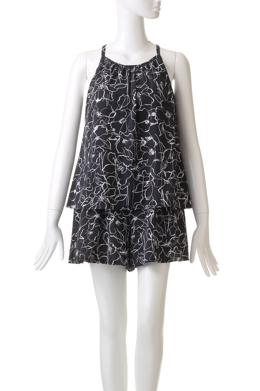 【レイール/Reir】の【San-ai Resort】Floral Brush3点セット 人気、トレンドファッション・服の通販 founy(ファニー) 　ファッション　Fashion　レディースファッション　Fashion for Women　トップス・カットソー　Cut & Sew Tops　キャミソール&ノースリーブ　Camisoles & Sleeveless Tops　シャツ・ブラウス・オフィスカジュアル　Elegant Blouses & Button-Ups　ロングTシャツ・Tシャツ　Longline T-Shirts & Tees　カットソー・ベーシックTシャツ　Cut-and-Sewn Tops / Stretch Tees & Basics　キャミソール　Camisole, Spaghetti Strap Top　タンク　Tank Top, Sleeveless Top　ビーチ　Beach, Seaside　フェミニン　Feminine, Girly　リゾート　Resort, Vacation Style　other-2|ID: prp329100003696466 ipo3291000000031391285
